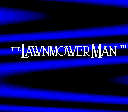 Lawnmower Man Title Screen